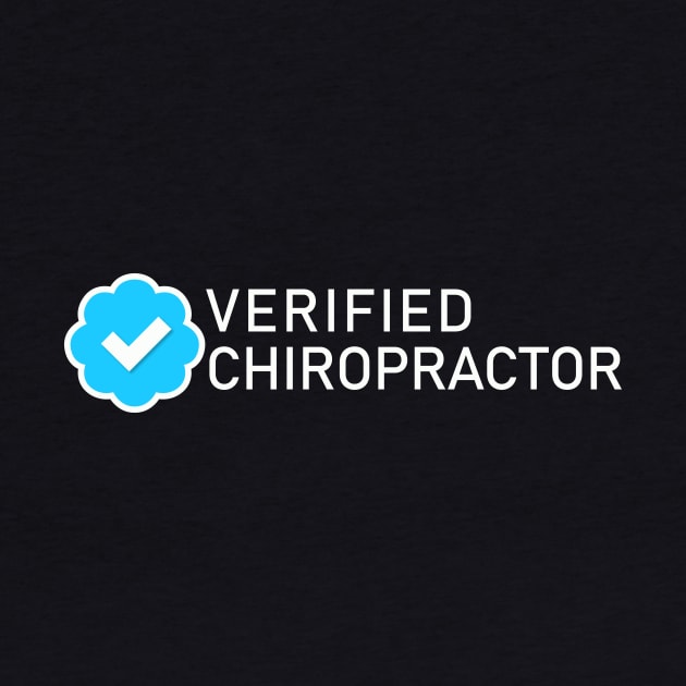 Chiropractor Verified Blue Check by Ketchup